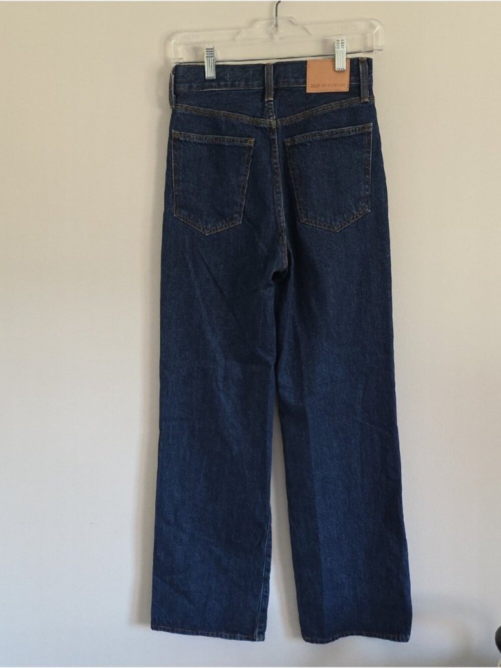 ARITZIA | Denim Forum The '90s Tailored Hi-Rise Wide Jeans non-stretched Sz 24 - Picture 5 of 6